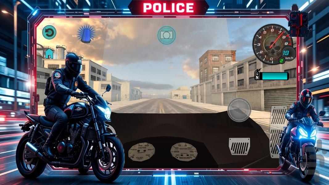 بازی موتور پلیس - عکس بازی موبایلی اندروید