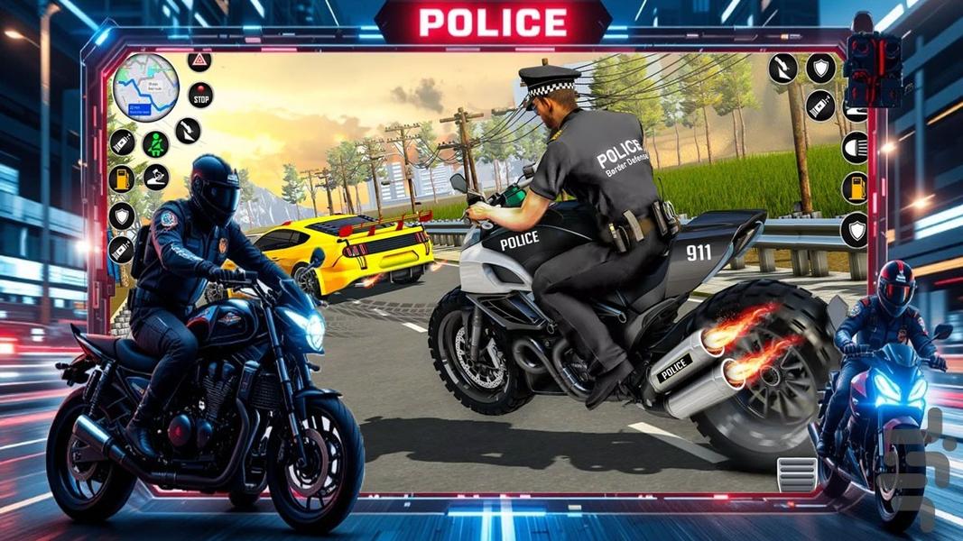 بازی موتور پلیس - عکس بازی موبایلی اندروید