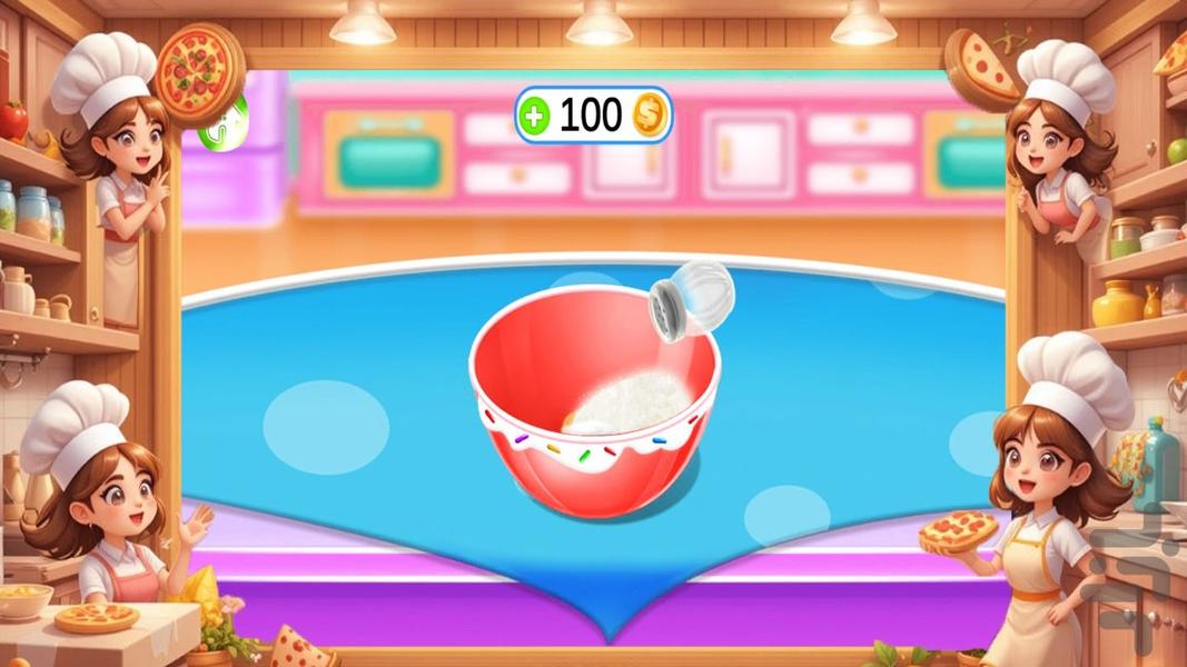 بازی دخترانه اشپزی پیتزا - عکس بازی موبایلی اندروید