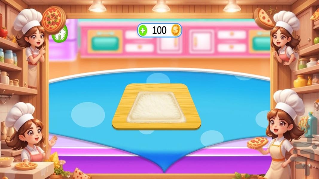 بازی دخترانه اشپزی پیتزا - عکس بازی موبایلی اندروید