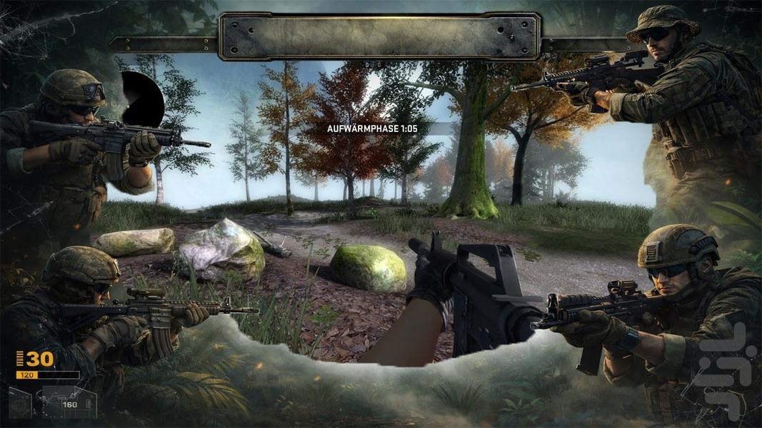 تفنگ بازی در جنگل - عکس بازی موبایلی اندروید