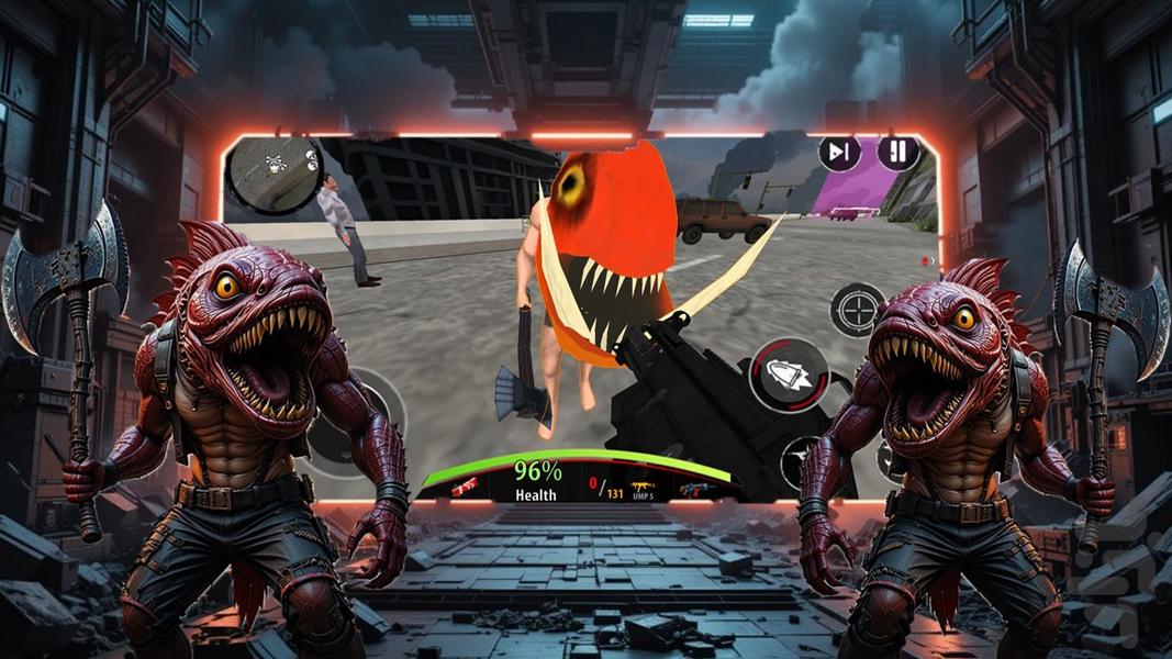 تفنگ بازی هیولا - عکس بازی موبایلی اندروید