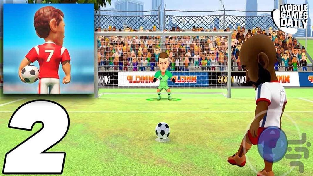 بازی فوتبال کوتوله ها | فوتسال - عکس بازی موبایلی اندروید