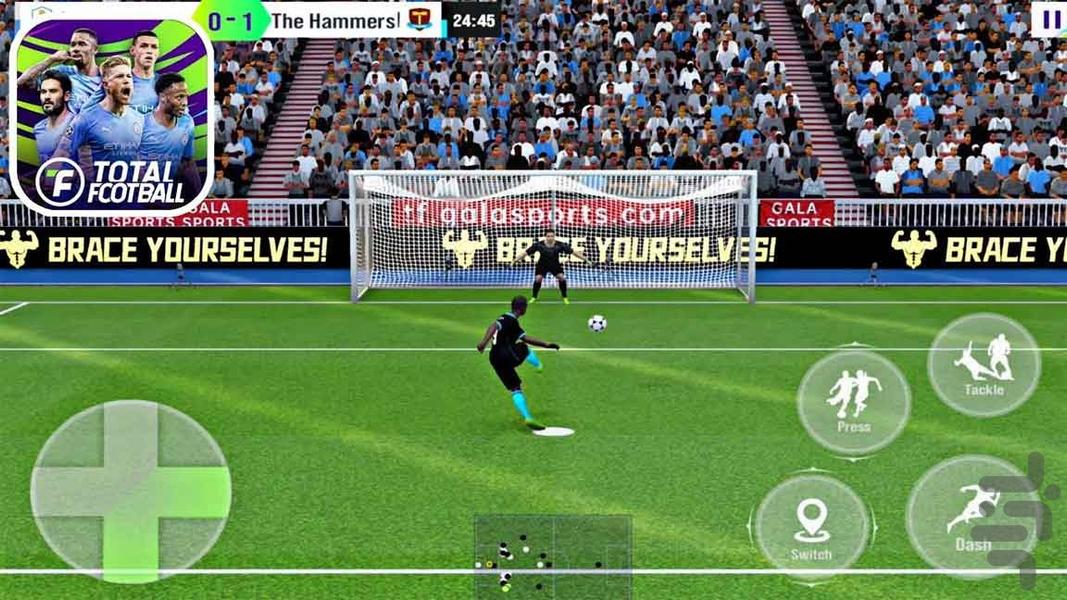 بازی فوتبال جام جهانی - Gameplay image of android game