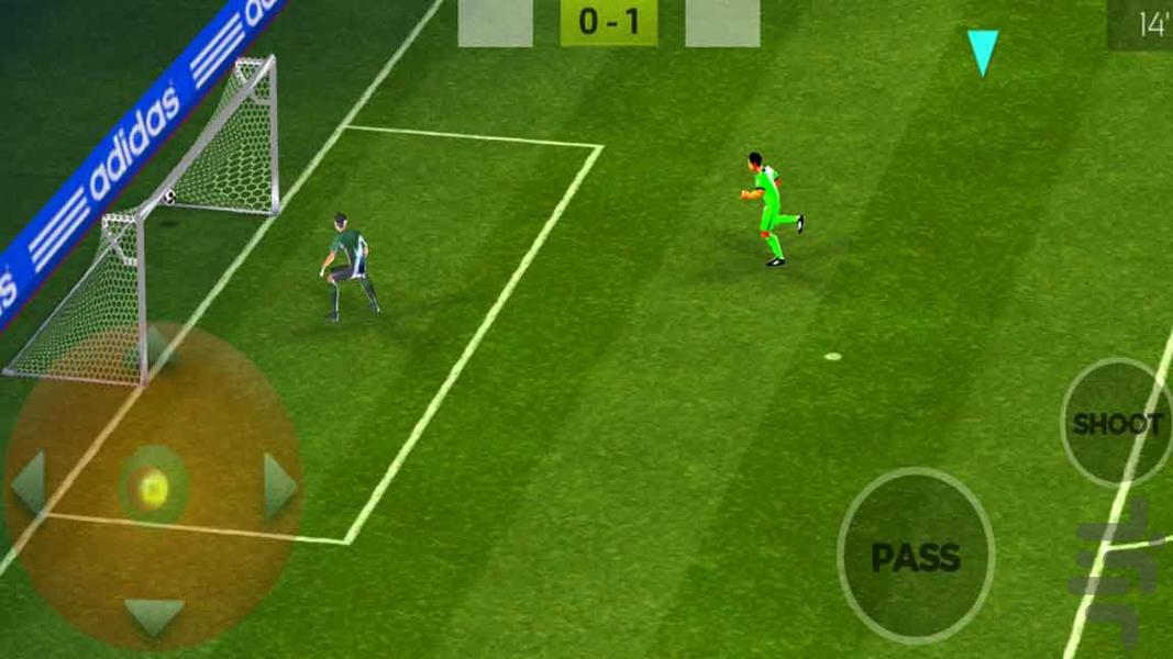 بازی فوتبال جام جهانی - Gameplay image of android game