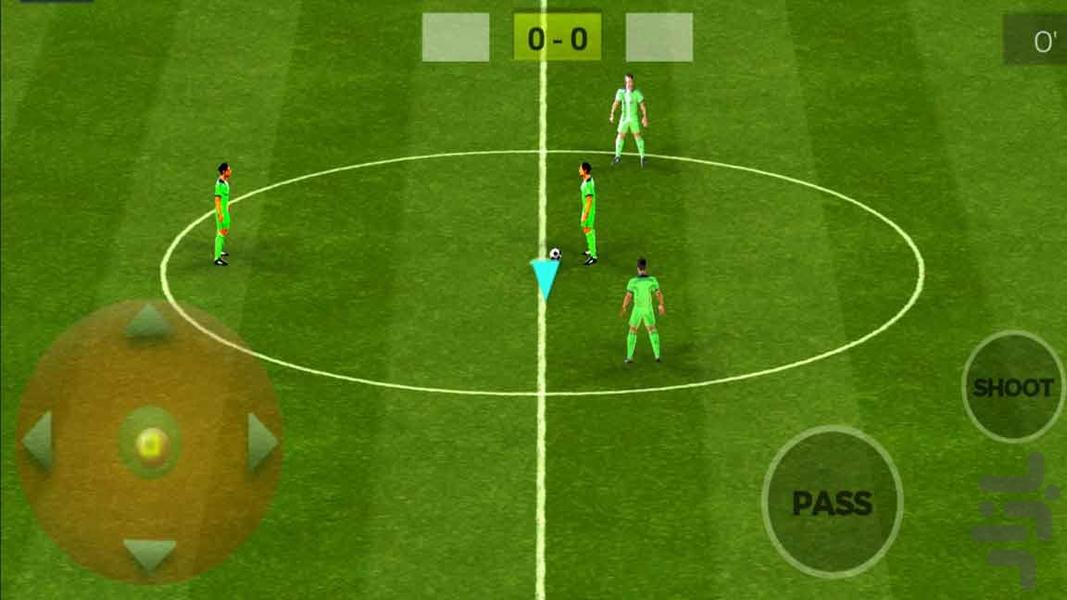 بازی فوتبال جام جهانی - Gameplay image of android game