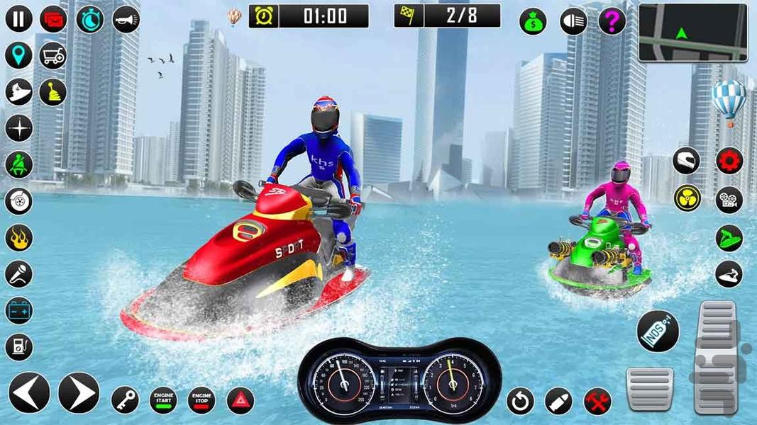 مسابقات قایق سواری | بازی جدید - Gameplay image of android game