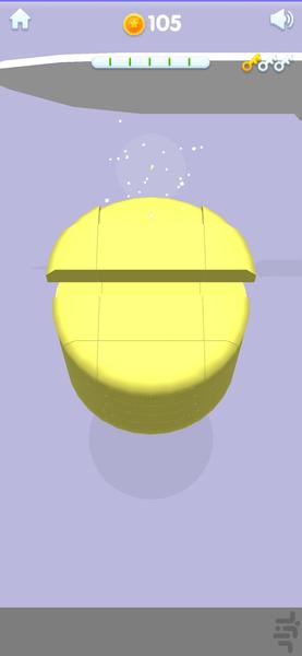 بازی برش صابون - Gameplay image of android game