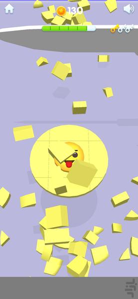بازی برش صابون - Gameplay image of android game