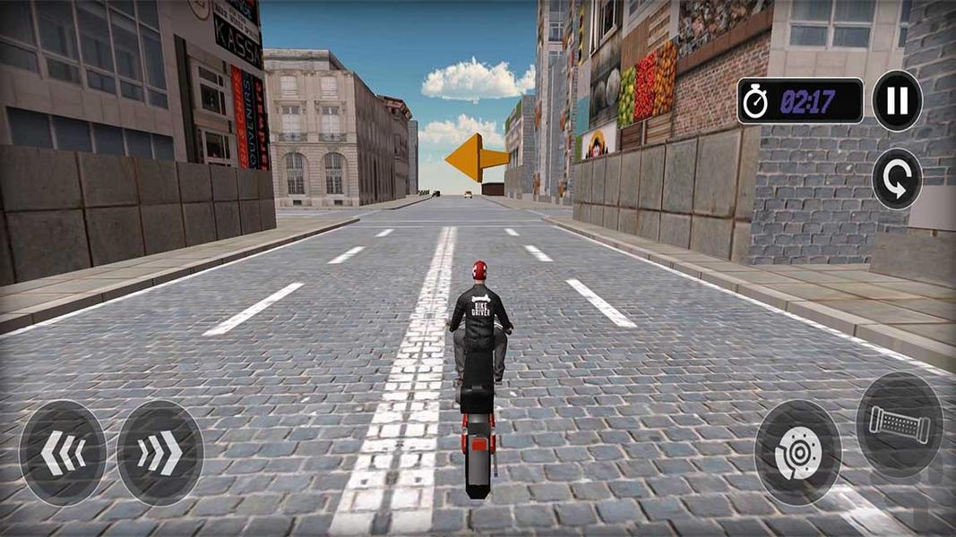 بازی تاکسی موتوری - Gameplay image of android game