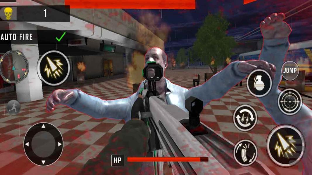 بازی هجوم زامبی ها | بازی تفنگی - عکس بازی موبایلی اندروید