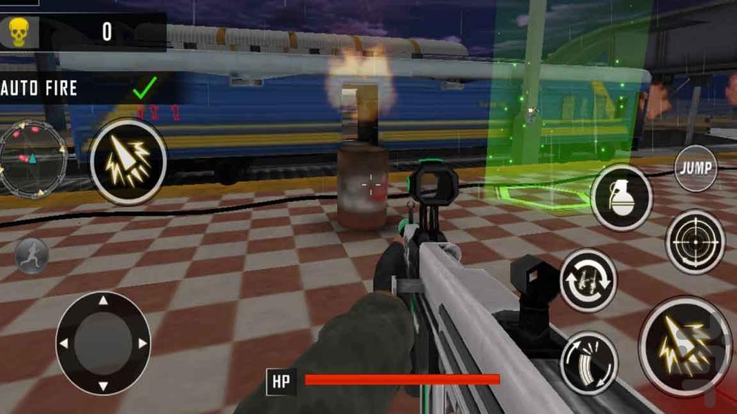 بازی هجوم زامبی ها | بازی تفنگی - عکس بازی موبایلی اندروید