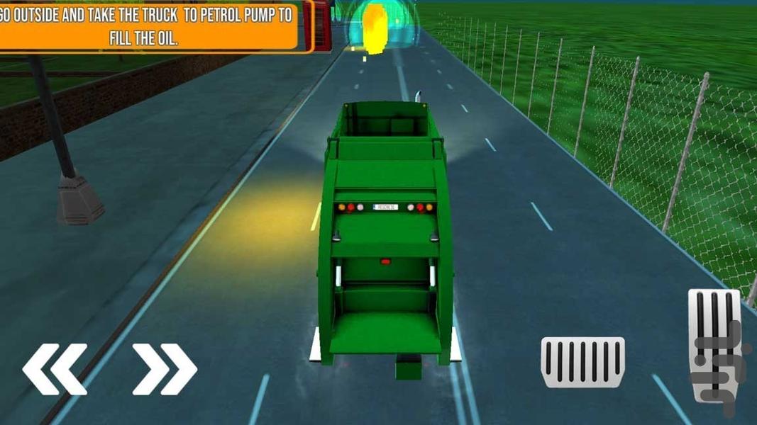 بازی ماشین حمل زباله - Gameplay image of android game
