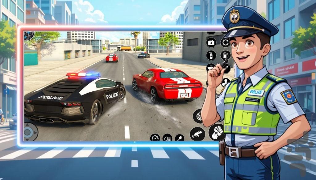 بازی موتور پلیس - عکس بازی موبایلی اندروید