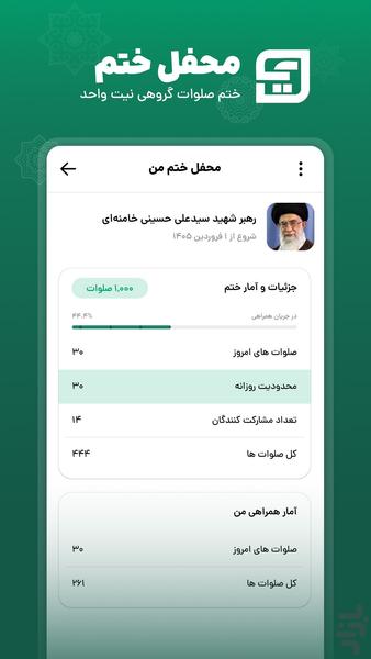 سنگر صلوات - عکس برنامه موبایلی اندروید