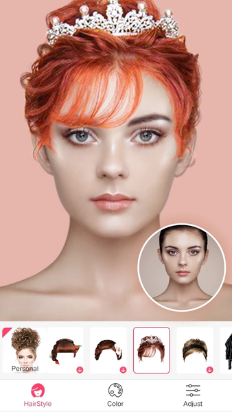 Hairstyle Changer - HairStyle - عکس برنامه موبایلی اندروید
