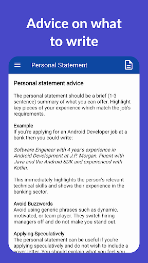 Resume Builder - CV Engineer - عکس برنامه موبایلی اندروید