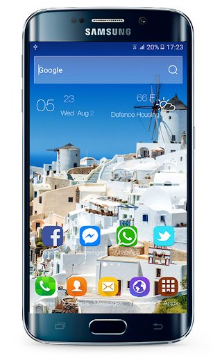 Launcher Theme for Galaxy A7 - Image screenshot of android app