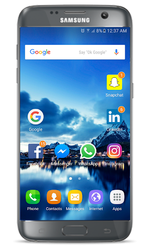 Launcher Note 5 (Galaxy) - عکس برنامه موبایلی اندروید