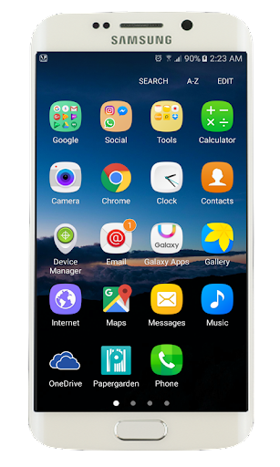 Theme for Galaxy A54 Launcher - Image screenshot of android app