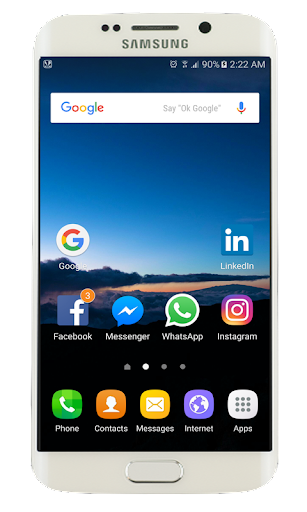 Theme for Galaxy A54 Launcher - Image screenshot of android app