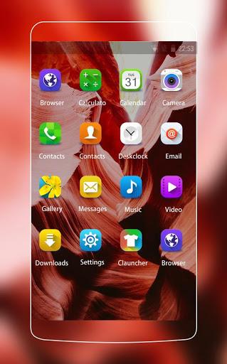 Theme for Samsung S6 Red HD - Image screenshot of android app