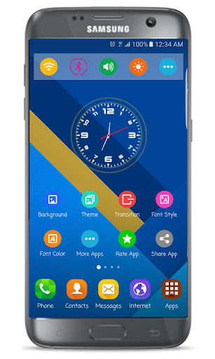 S7 Launcher and S7 edge theme - Image screenshot of android app