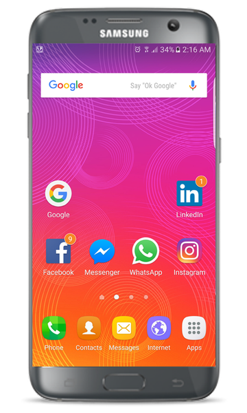 Galaxy S20 Launcher theme - عکس برنامه موبایلی اندروید