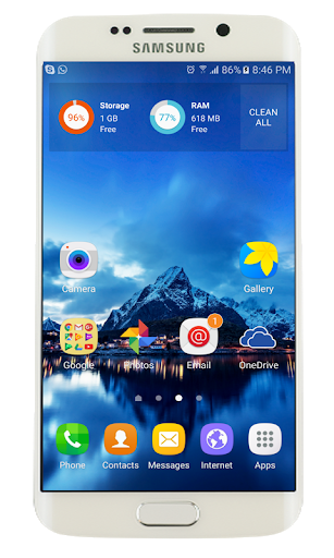 Launcher Galaxy J7 Theme - Image screenshot of android app