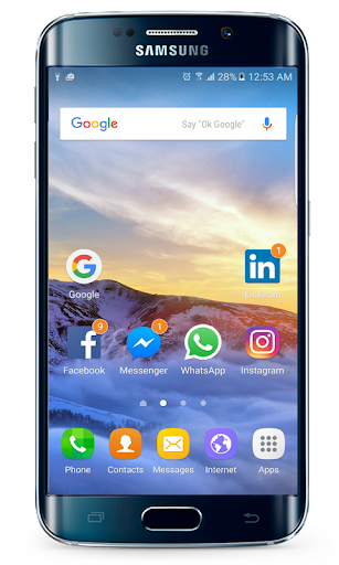 Launcher Galaxy J7 for Samsung - Image screenshot of android app