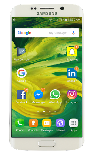 Launcher Galaxy A71 Theme - Image screenshot of android app