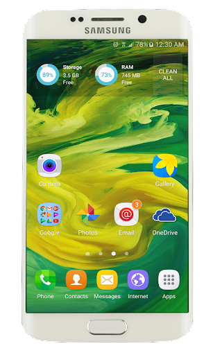 Launcher Galaxy A71 Theme - Image screenshot of android app
