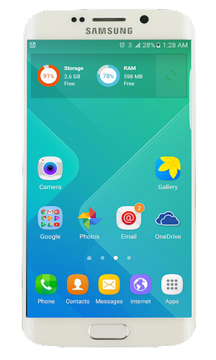 Galaxy S8 launcher Theme - عکس برنامه موبایلی اندروید