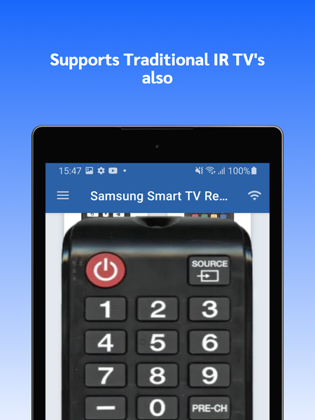 Universal Remote Samsung TV - Image screenshot of android app