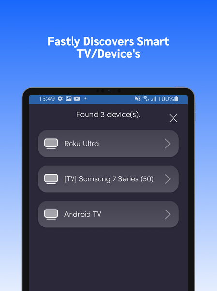Universal Remote Samsung TV - Image screenshot of android app