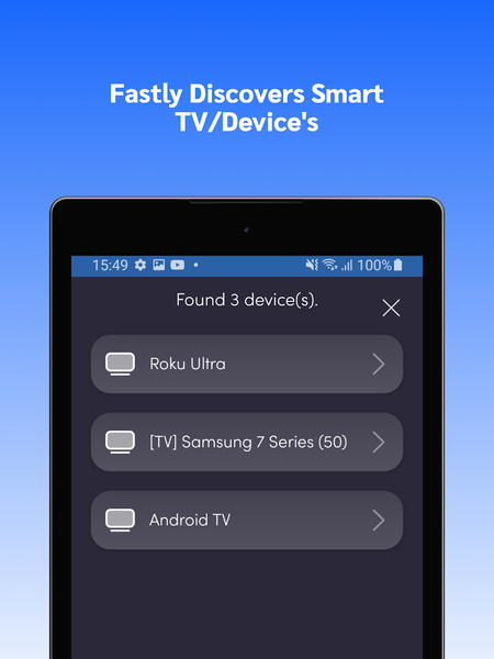 Universal Remote Samsung TV - Image screenshot of android app