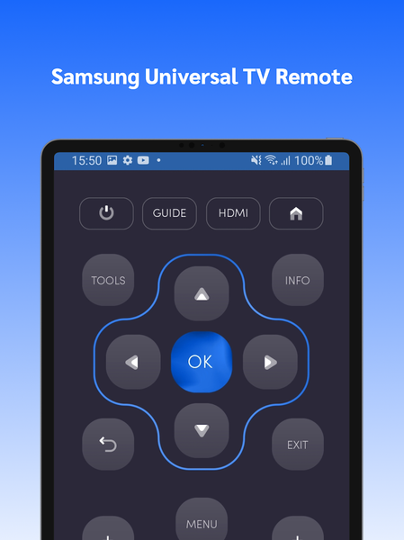 Universal Remote Samsung TV - Image screenshot of android app