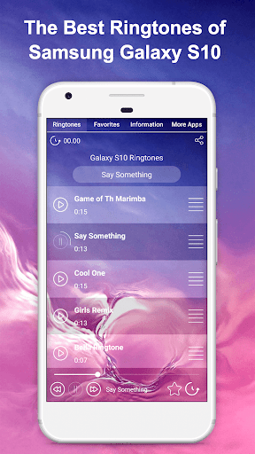 Galaxy S10 Plus Ringtones - Image screenshot of android app