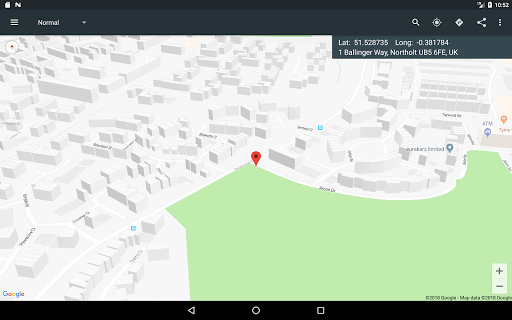 Map Coordinates - عکس برنامه موبایلی اندروید