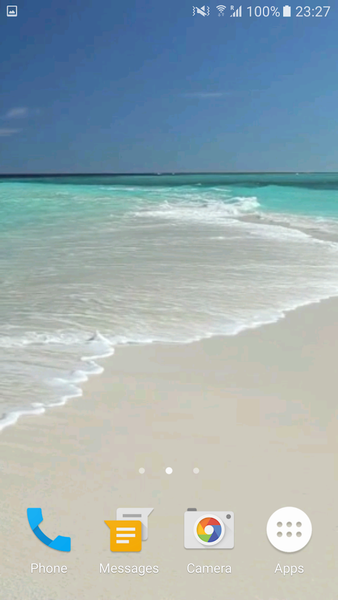 Beach Video Live Wallpaper Gal - Image screenshot of android app