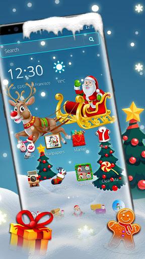 Merry Christmas Santa theme - Image screenshot of android app