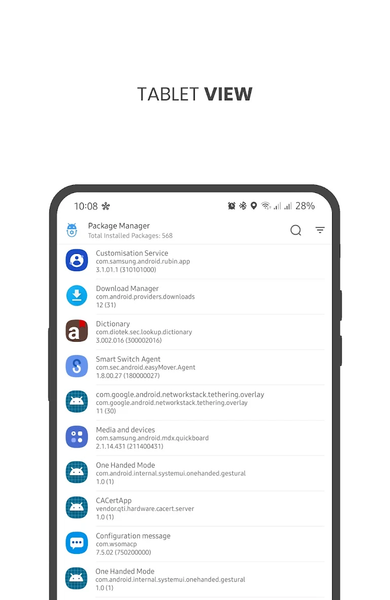 Package Manager - Image screenshot of android app