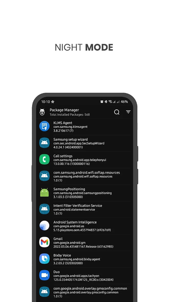 Package Manager - Image screenshot of android app