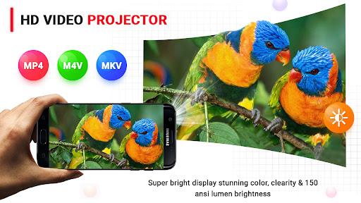 Video HD Projector Simulator - Mobile Projector - Image screenshot of android app