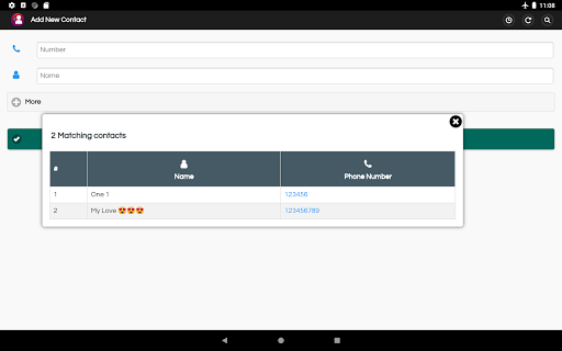 Add Contact - عکس برنامه موبایلی اندروید
