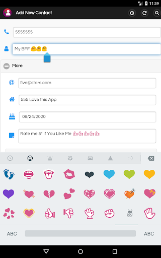 Add Contact - عکس برنامه موبایلی اندروید