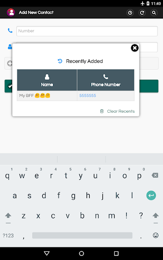 Add Contact - عکس برنامه موبایلی اندروید