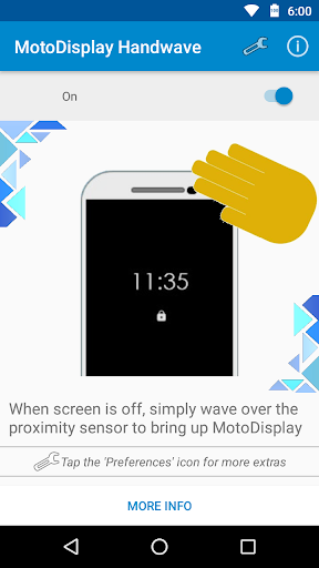 MotoDisplay Handwave - عکس برنامه موبایلی اندروید