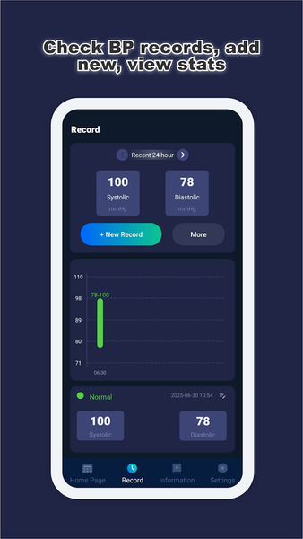 Smart BP Log - عکس برنامه موبایلی اندروید