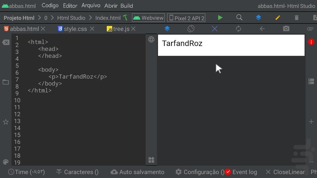 Html Studio - Image screenshot of android app